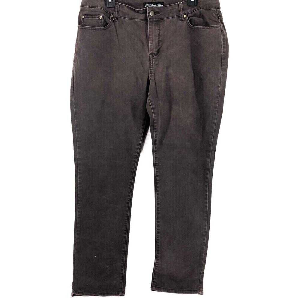 My Favorite Things womens jeans size 14 Brown‎ Denim colleen Lopez
